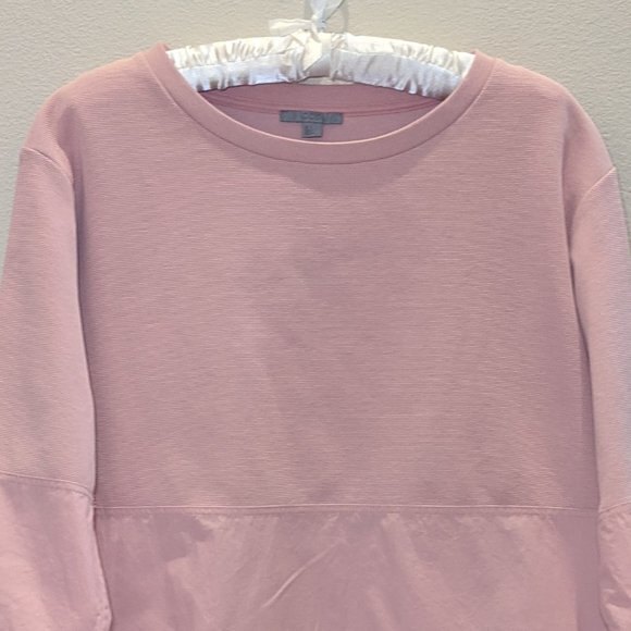 COS Sweatshirt With Shirt Hem Pink Blouse - Picture 3 of 14
